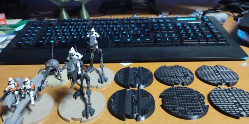 Tutoriel : Créer des socles pour vos figurines 32mm avec une imprimante 3D