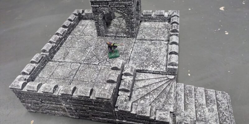 Tutoriel de peinture rapide ton pierre pour décors wargame jeu de figurines