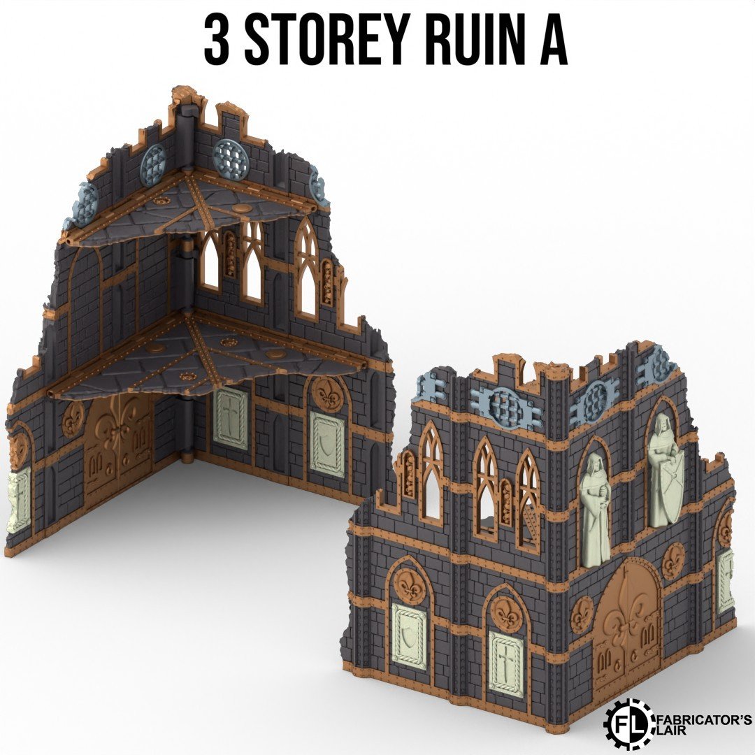 Décor WTC Warhammer 40k Battle Nun Ruins 9 Décor Warhammer 40k Battle Nun Ruins WTC