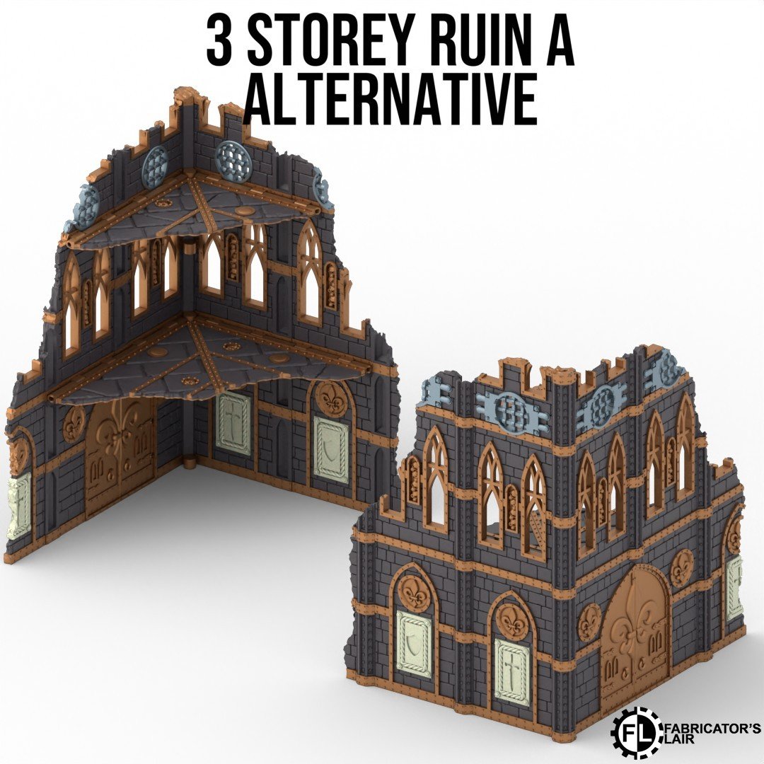 Décor WTC Warhammer 40k Battle Nun Ruins 8 Décor Warhammer 40k Battle Nun Ruins WTC