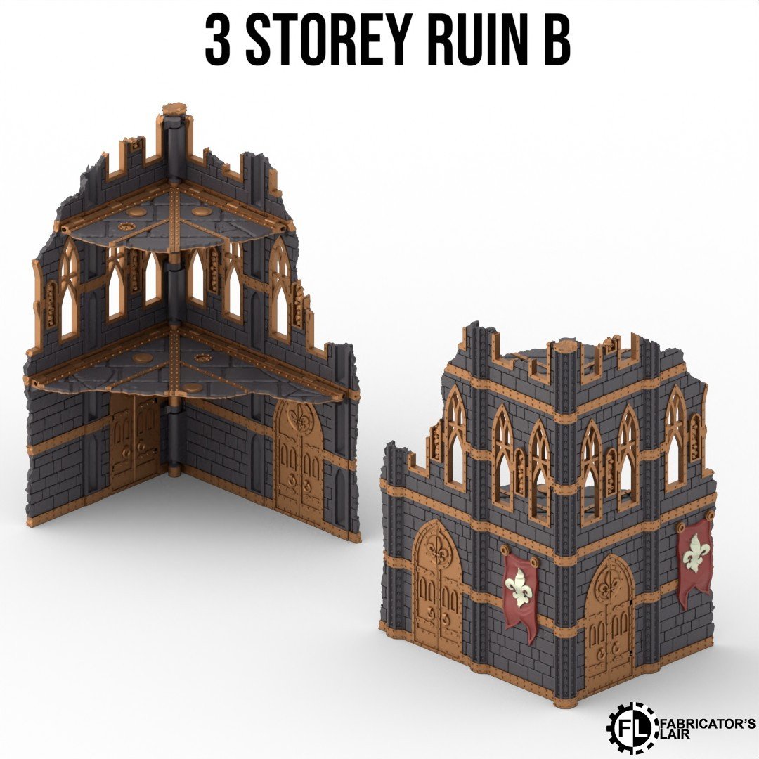 Décor WTC Warhammer 40k Battle Nun Ruins 7 Décor Warhammer 40k Battle Nun Ruins WTC