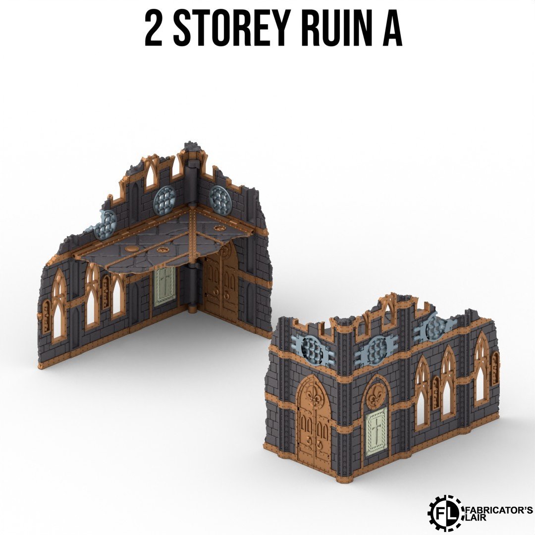 Décor WTC Warhammer 40k Battle Nun Ruins 6 Décor Warhammer 40k Battle Nun Ruins WTC