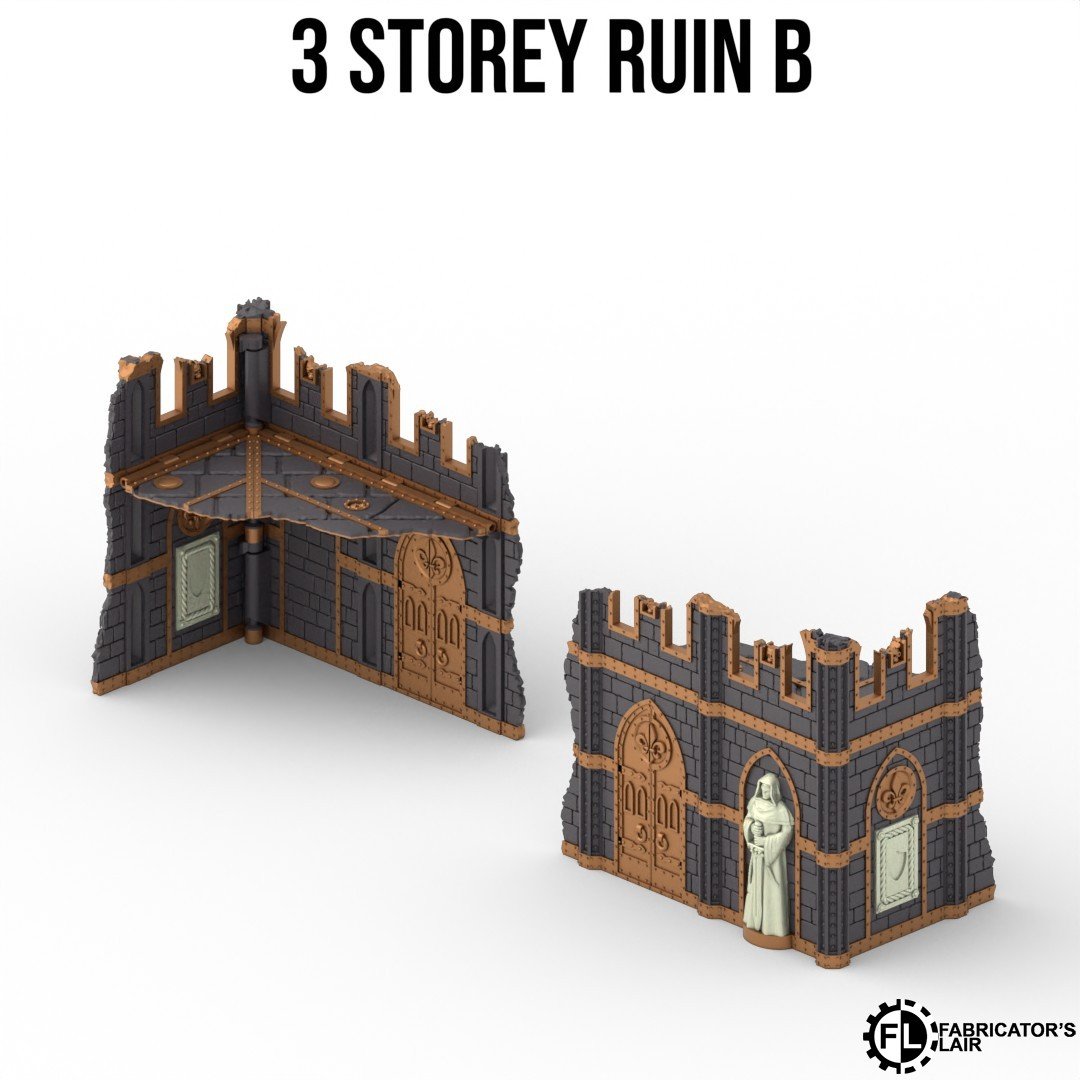Décor WTC Warhammer 40k Battle Nun Ruins 5 Décor Warhammer 40k Battle Nun Ruins WTC